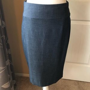 Express Design Studio Gray Pencil Skirt